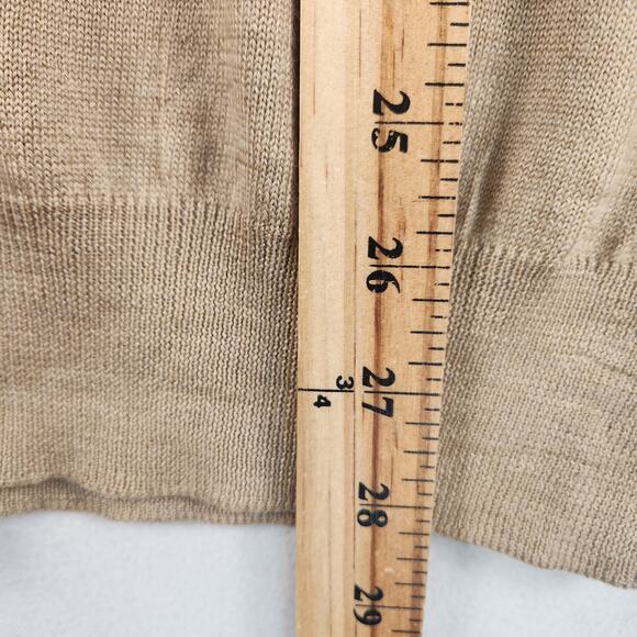 Gran Sasso Made in Italy Wool/Silk/Cashmere Luxury Knit Polo Sweater Men SZ M/L - Picture 13 of 16